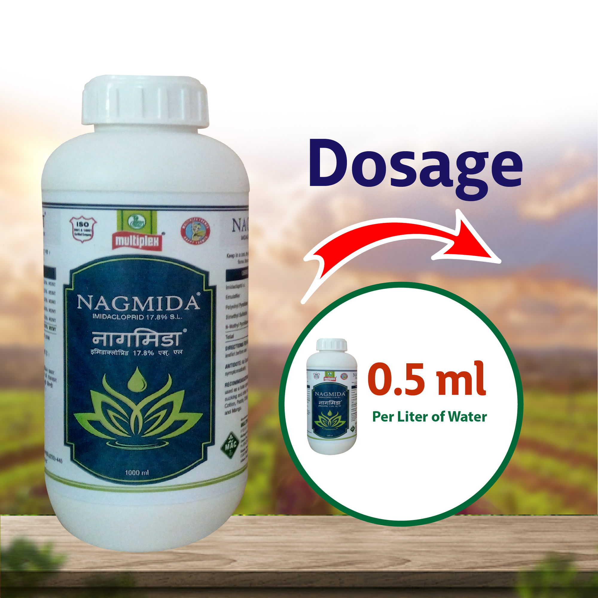 Multiplex Nagmida Insecticide Dosage