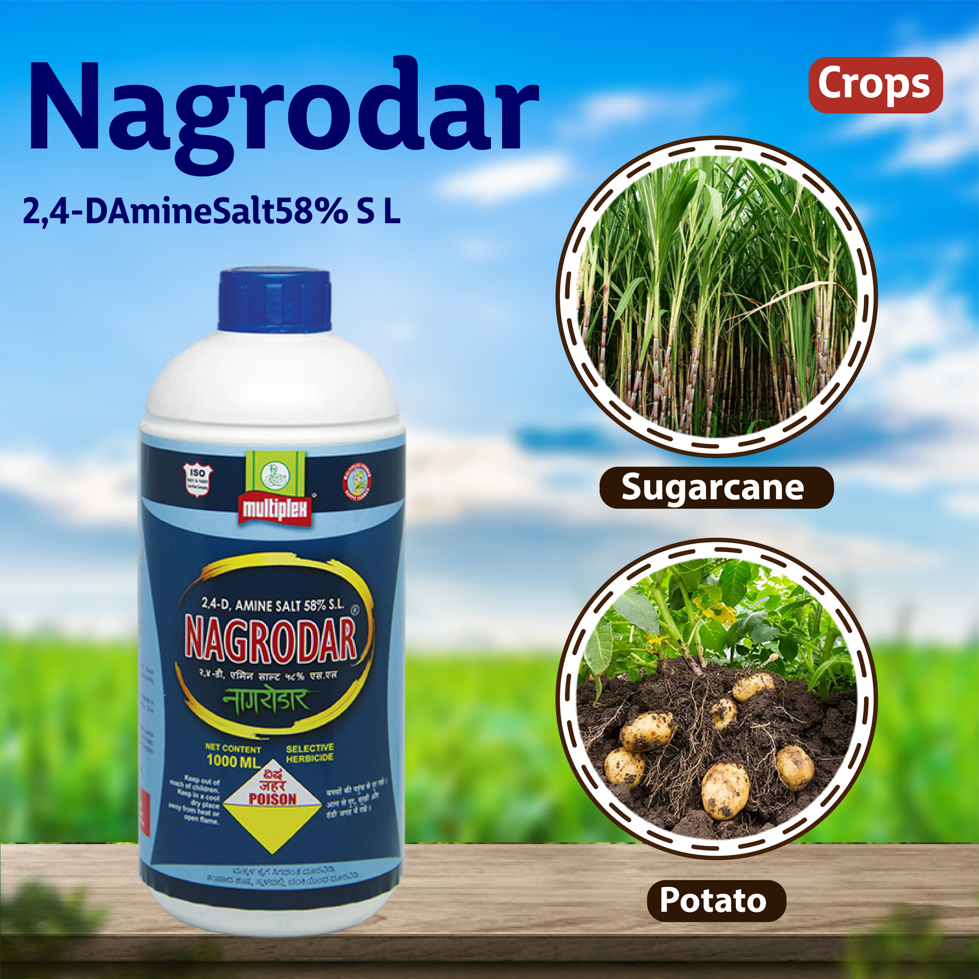 Multiplex Nagrodar Herbicide Crops
