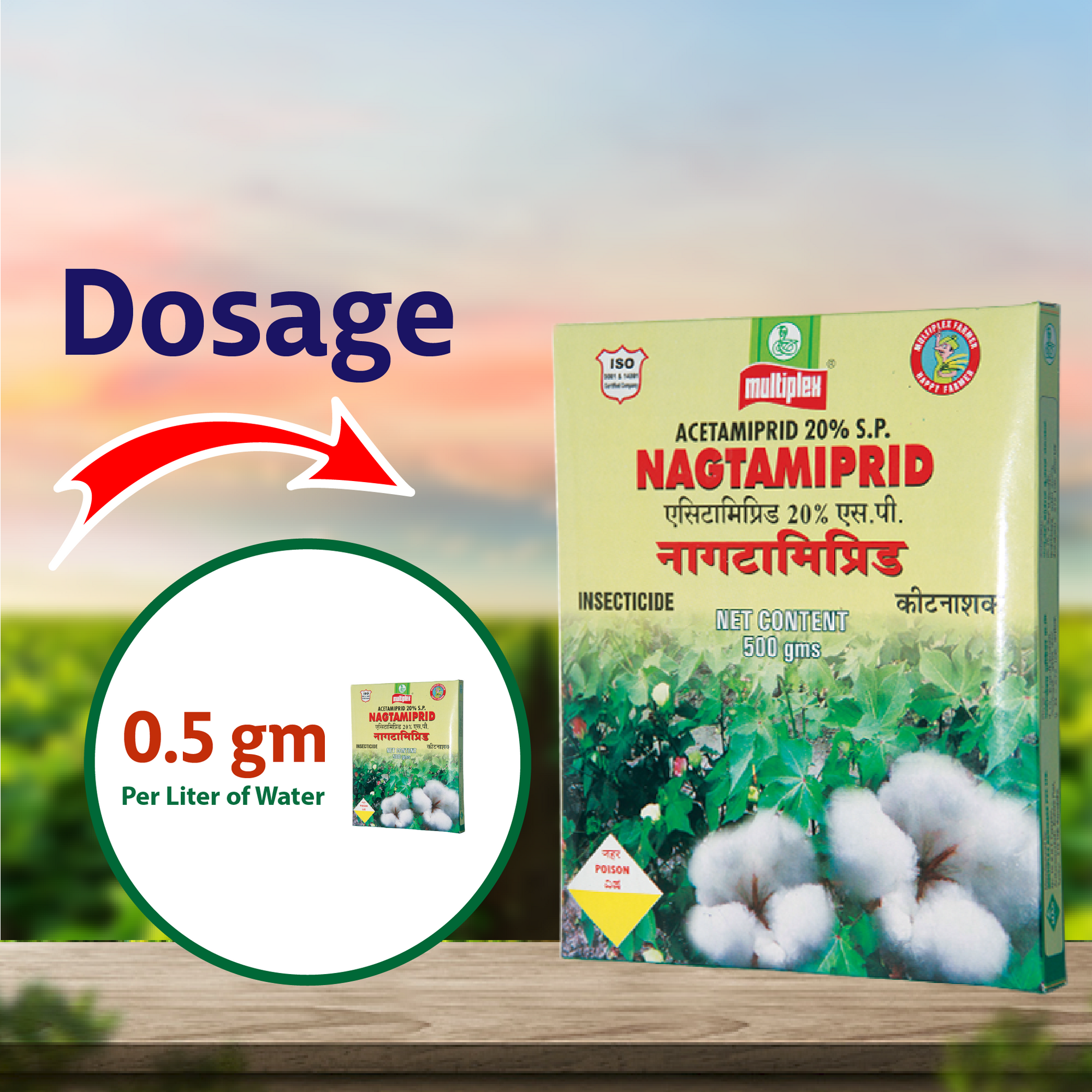 Multiplex Nagtamipride Insecticide Dosage