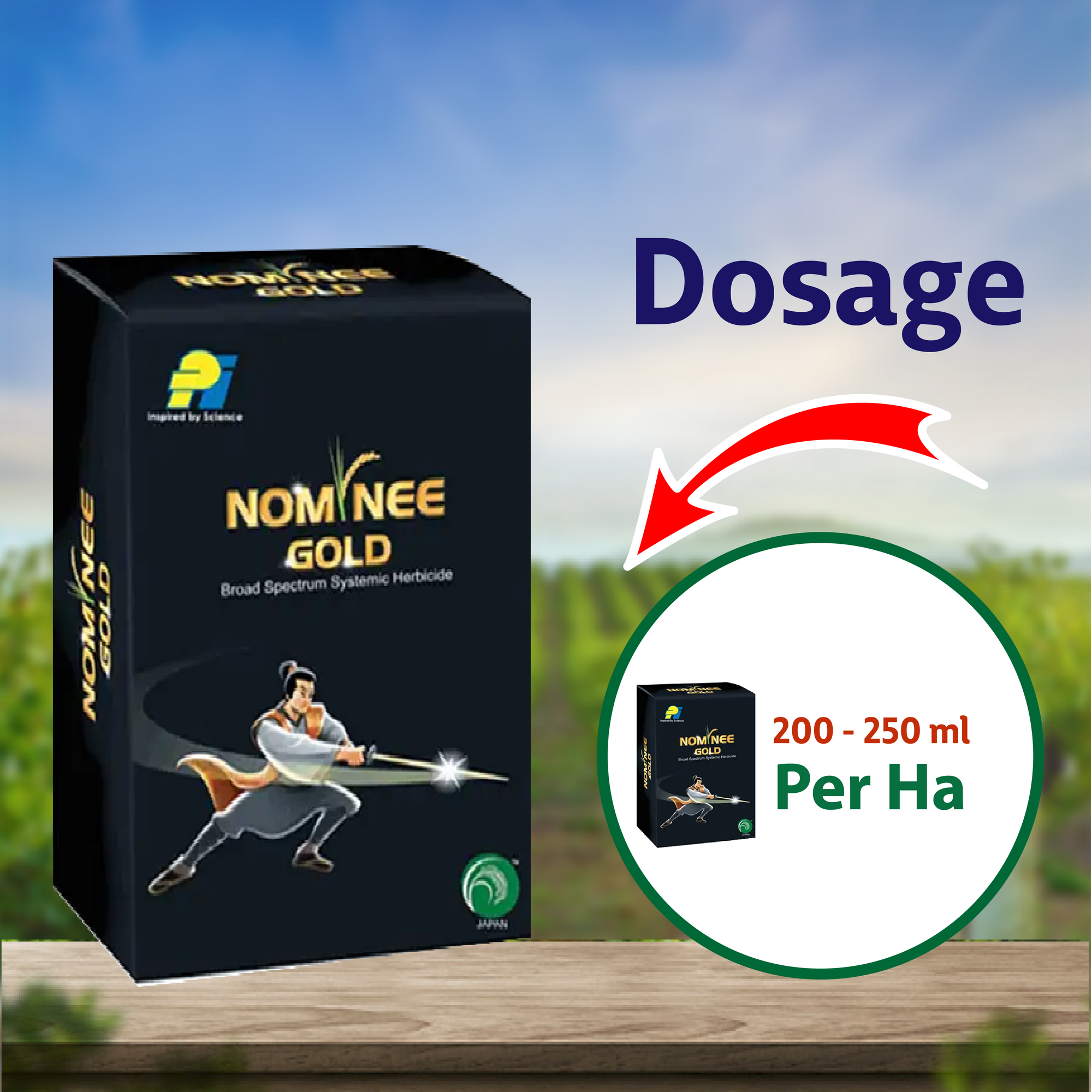 PI Nominee Gold Herbicide - 100 ML Dosage