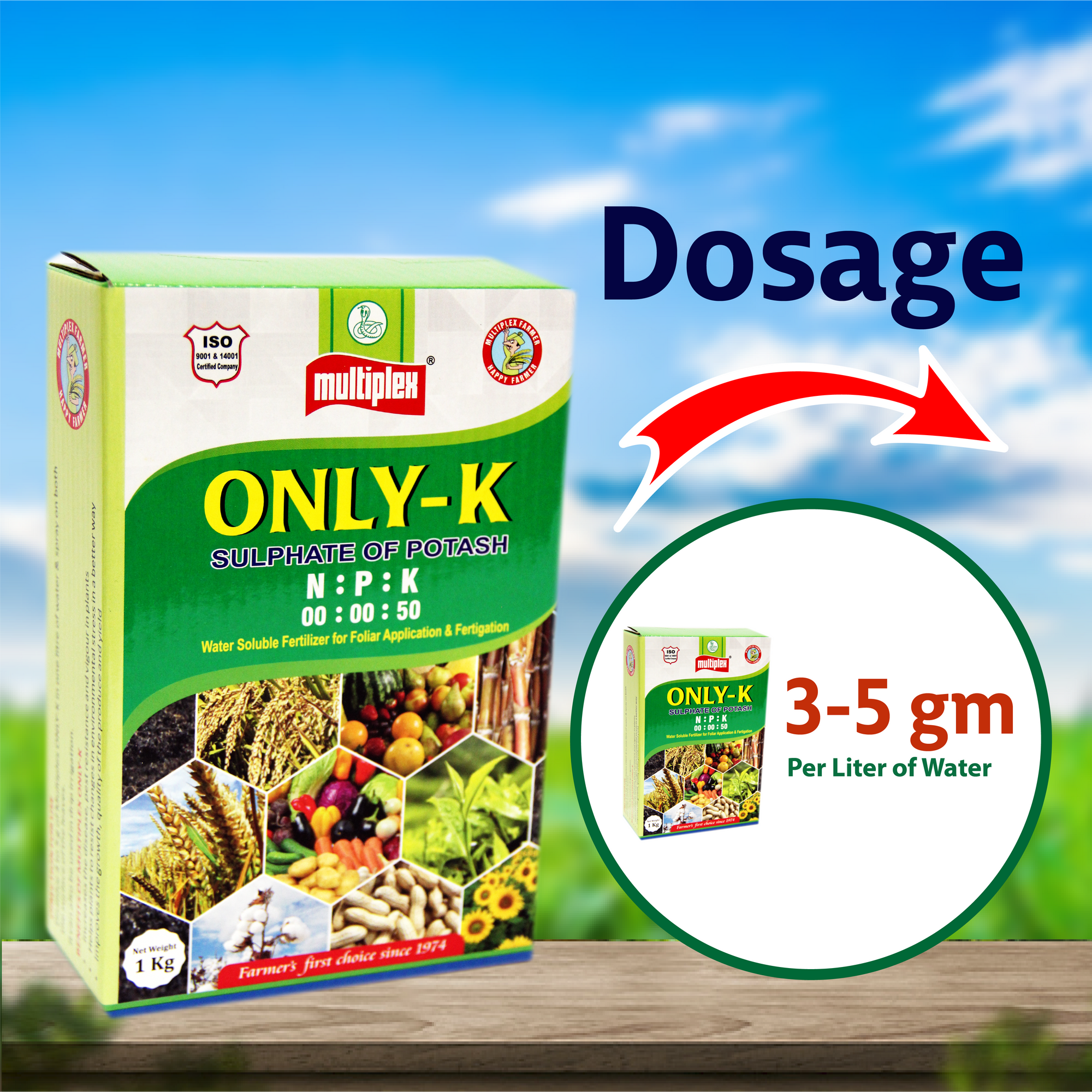 Multiplex Only K (0:00:50) - 1 KG Dosage