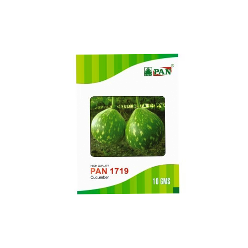 PAN 1719 Hybrid Bottle Gourd (Dark Green Colour With Spots) Seeds - 10 GM (Pack of 2) - Agriplex
