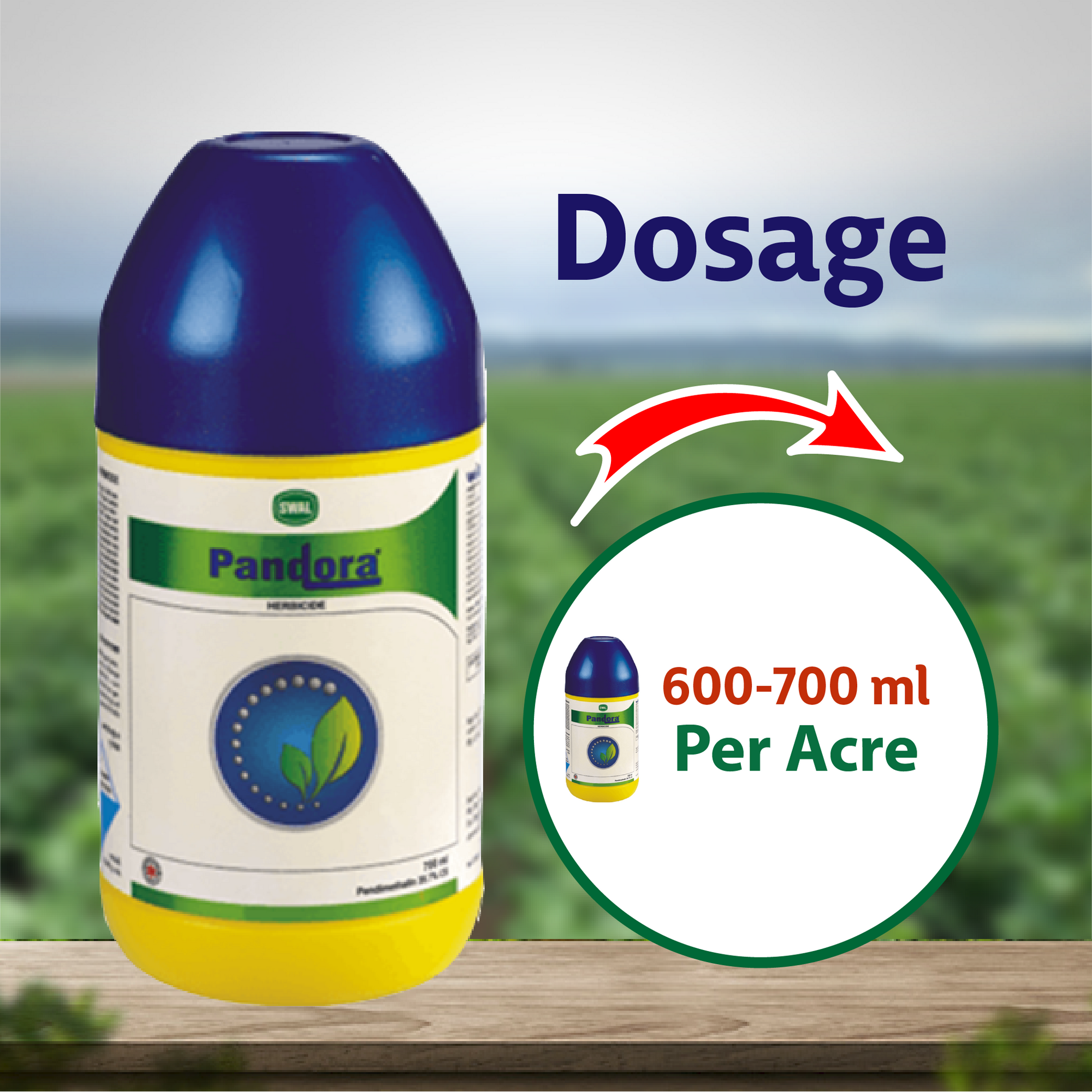 Swal Pandora Fungicide - 700 ML Dosage