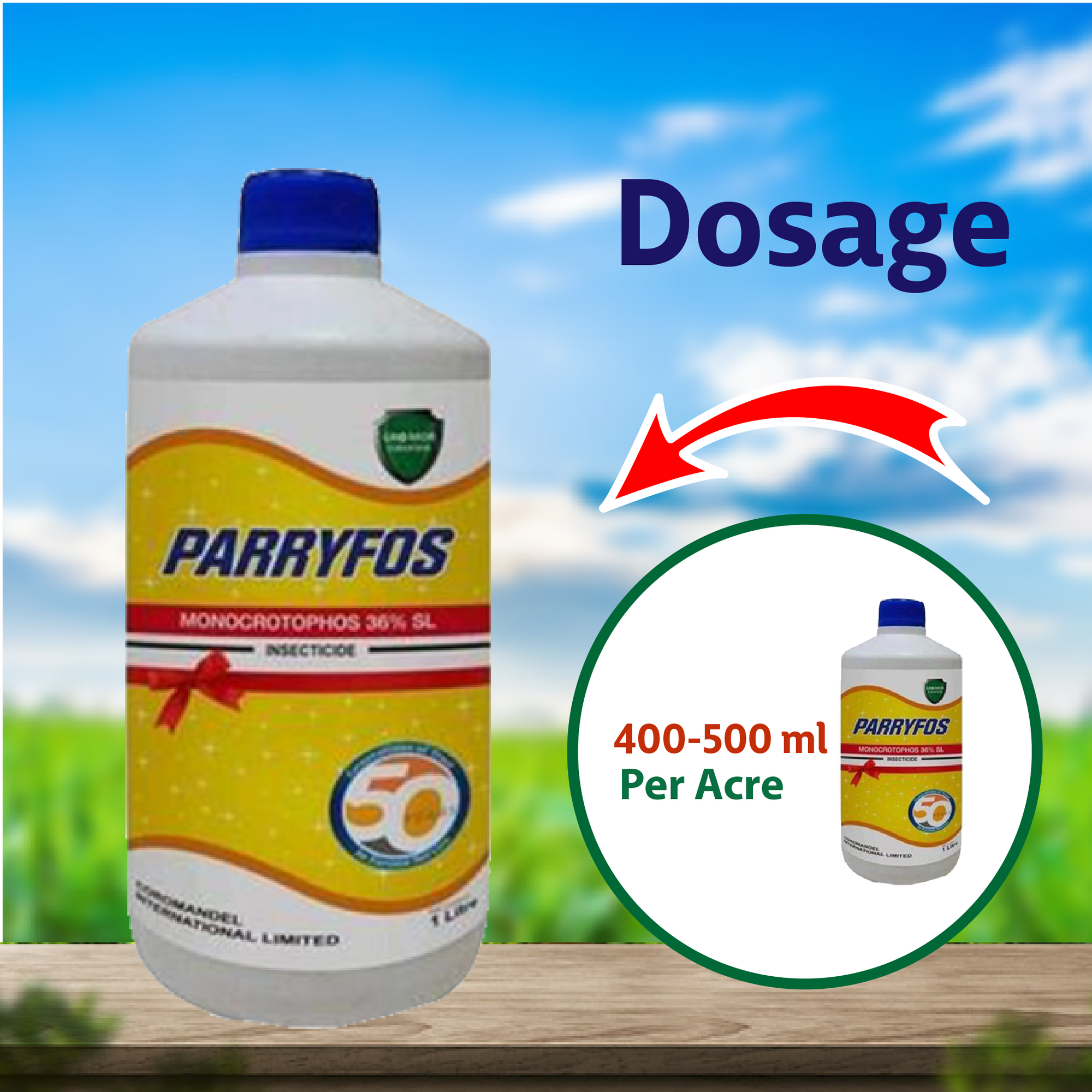 Coramandel Parryfos Inseciticide Dosage