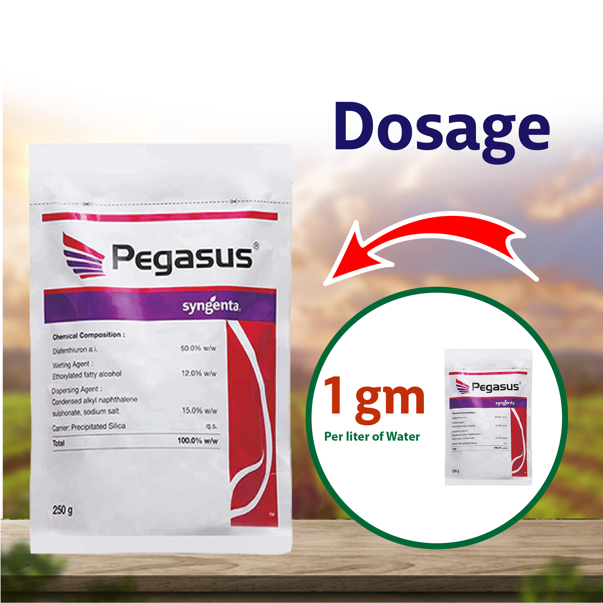 Syngenta Pegasus (Diafenthiuron 50%WP) Insecticide – Agriplex