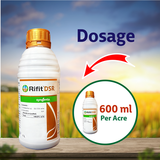 Syngenta Rifit DSR Herbicide Dosage