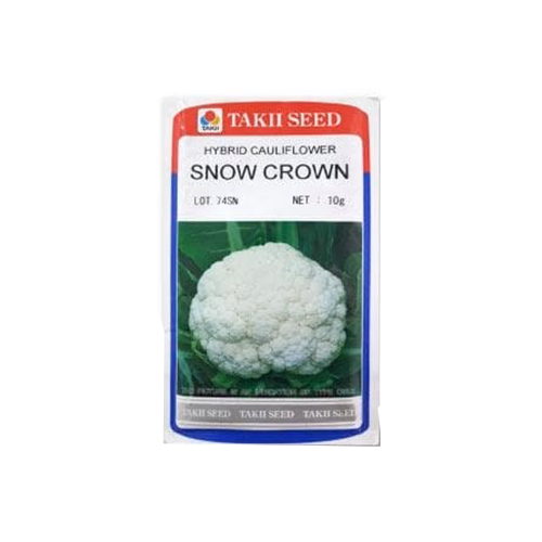 Taki Snow Crown F1 Cauliflower Seeds Seeds -(PACK OF 2)) - Agriplex