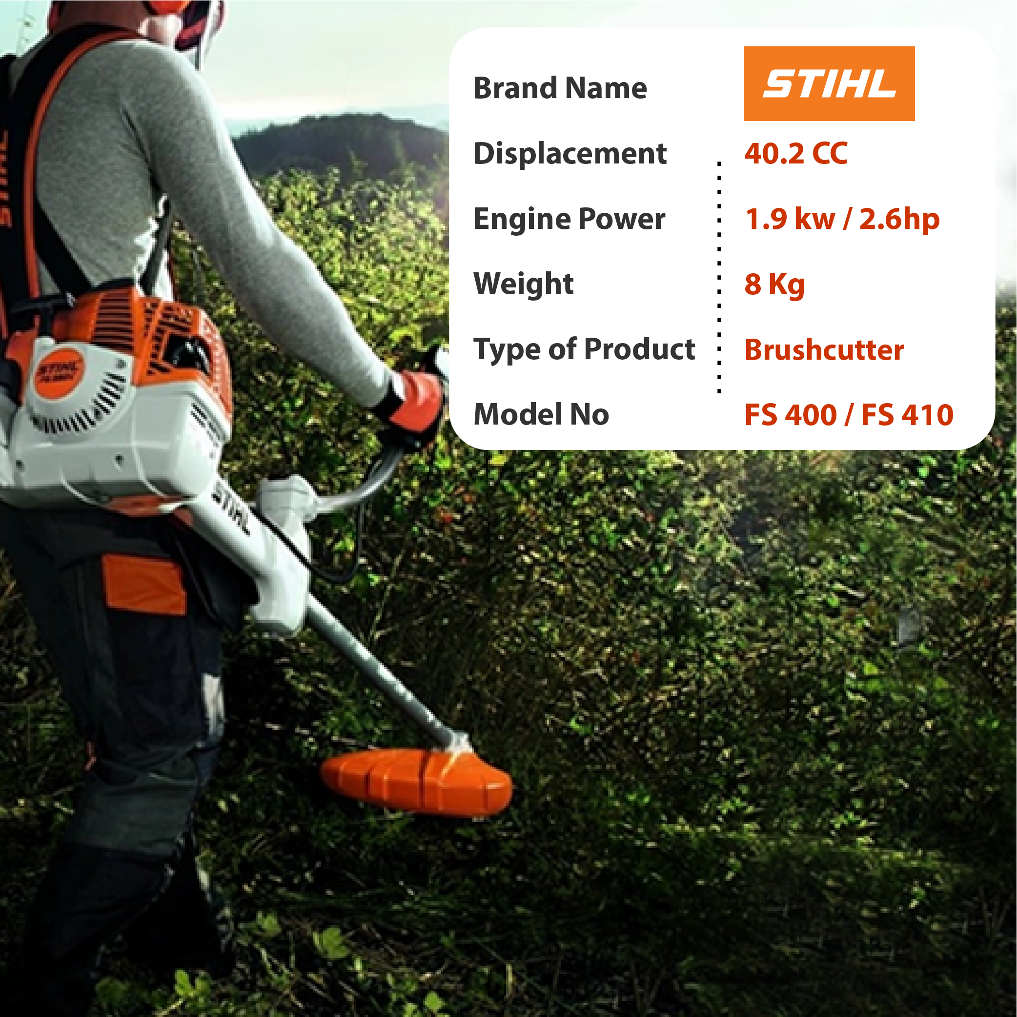 STIHL FS 410 Brushcutter Autocut – Agriplex