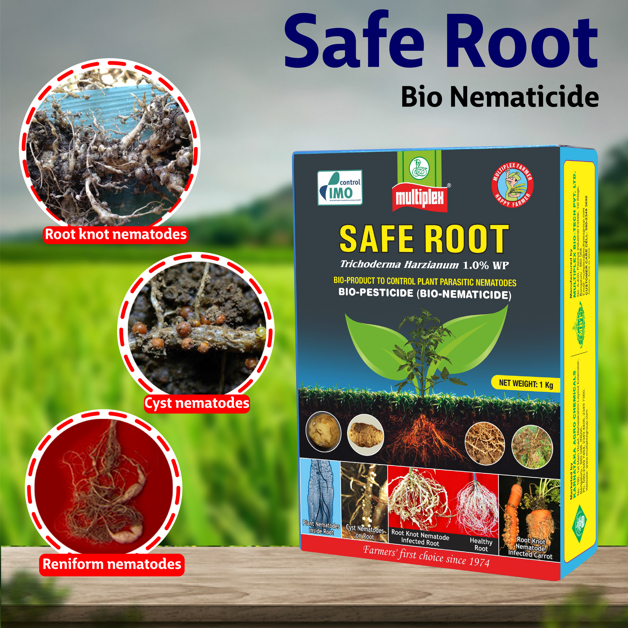 Multiplex Safe Root (Bio Nematicide) - 1 KG
