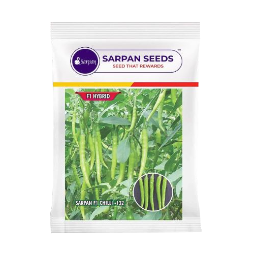Sarpan F1 Chilli -132 Seeds - 10 GM