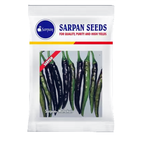 Sarpan Hybrid Mahakali Chilli Seeds - 10 GM