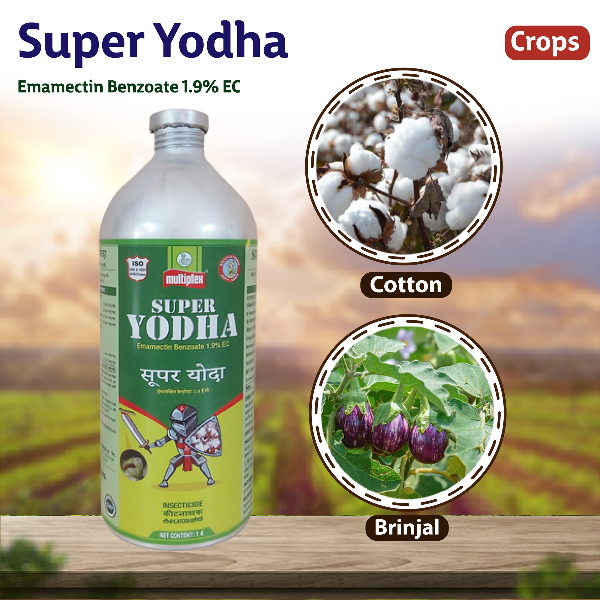 Multiplex Super Yodha Insecticide Crops