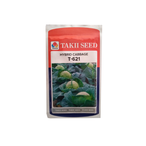 Taki T-621 Cabbage F1 Seeds - 10 Gm - Agriplex
