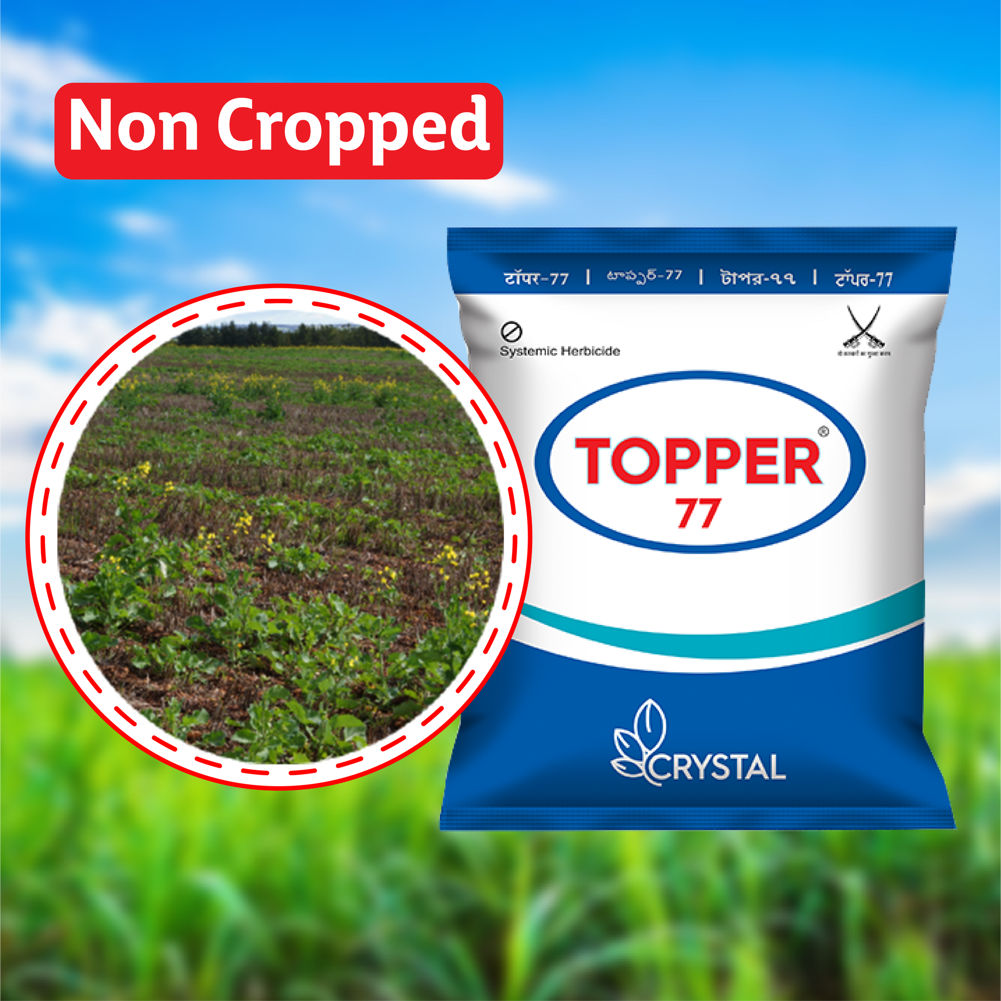 Crystal Topper-77 Herbicide