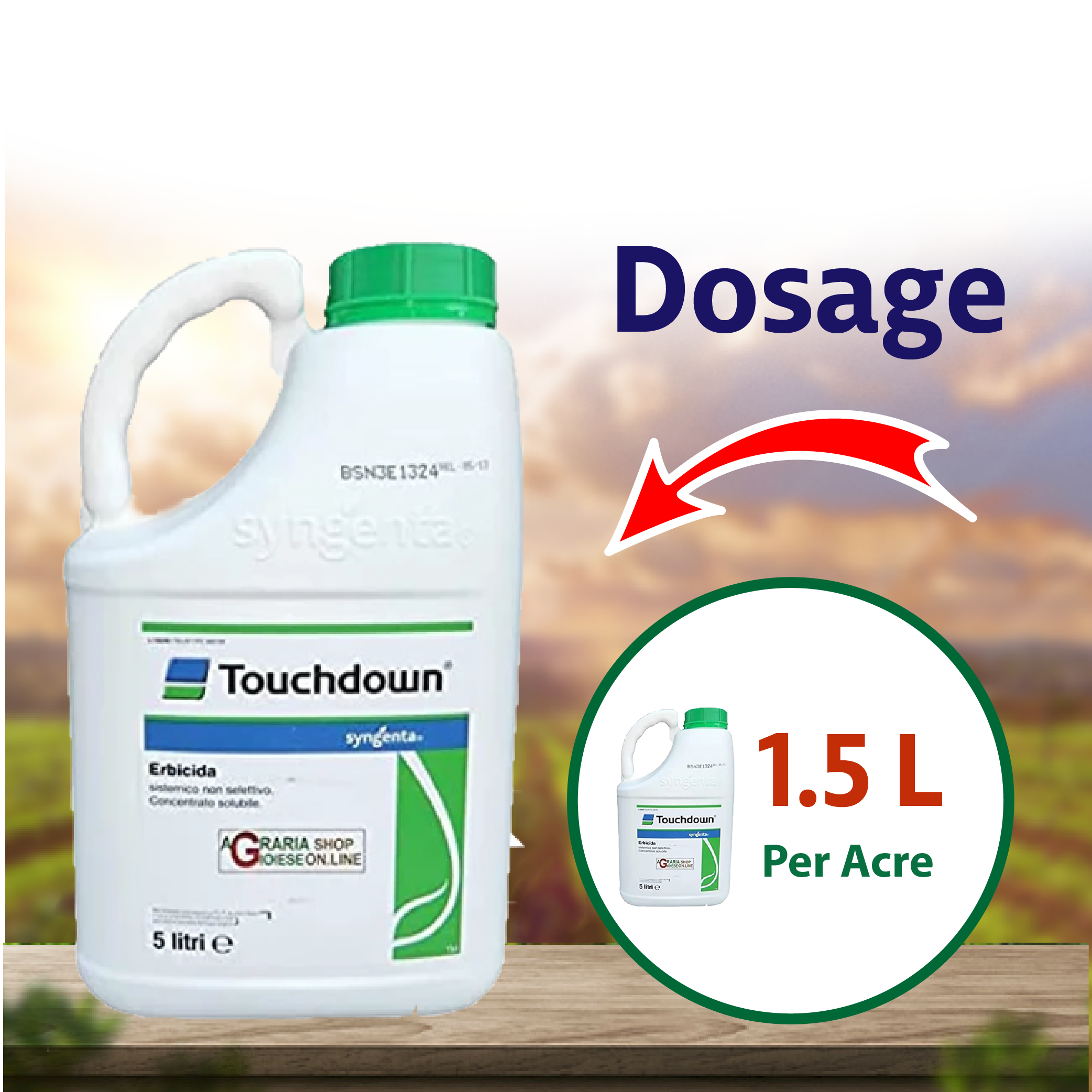 touchdown total herbicide Syngenta Touchdown Herbicide