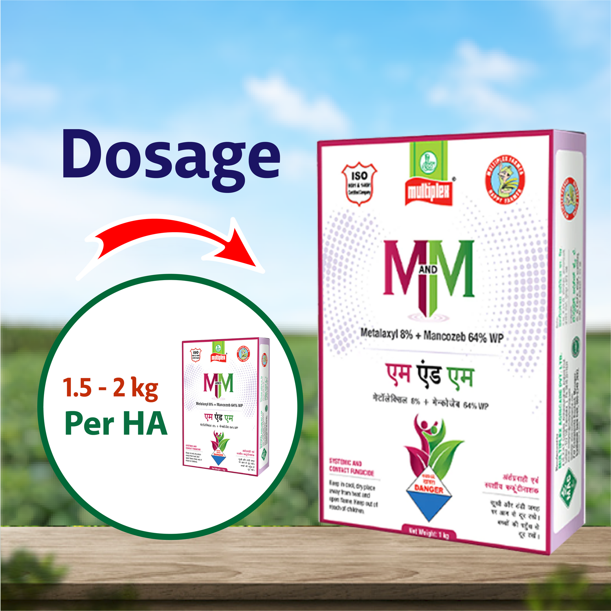Multiplex M&M Fungicide Dosage
