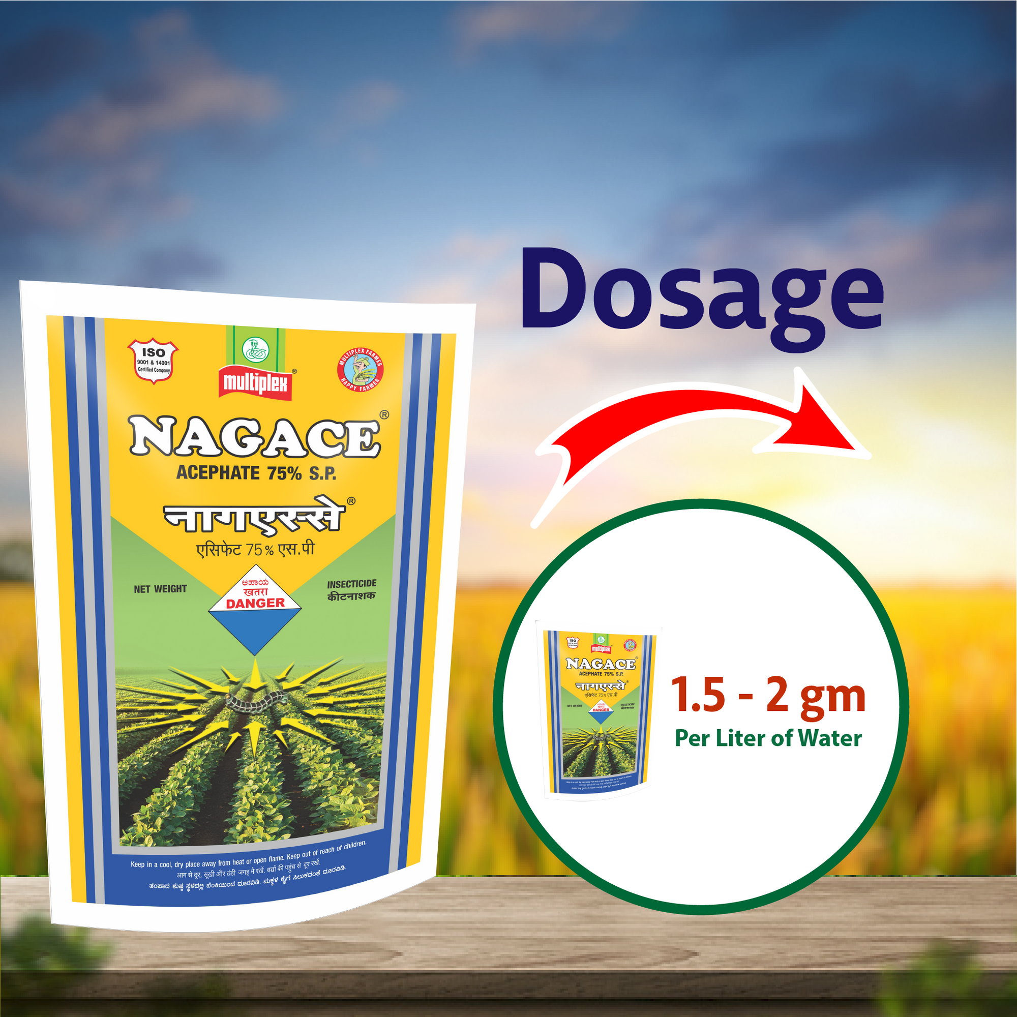 Multiplex Nagace Insecticide Dosage